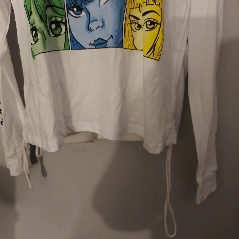 Anime Cartoon Hoodie Long Sleeve Tee NWT - Picture 6 of 6